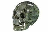 Realistic, Polished Labradorite Skull - Madagascar #151181-3